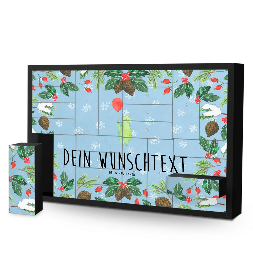 Personalisierter Befüllbarer Adventskalender Schildkröte Luftballon Befüllbarer Adventskalender, Adventskalender Zum Selbst Befüllen, Schildkröte, Schildkröten, Motivation, Mutausbruch, Motivationsspruch