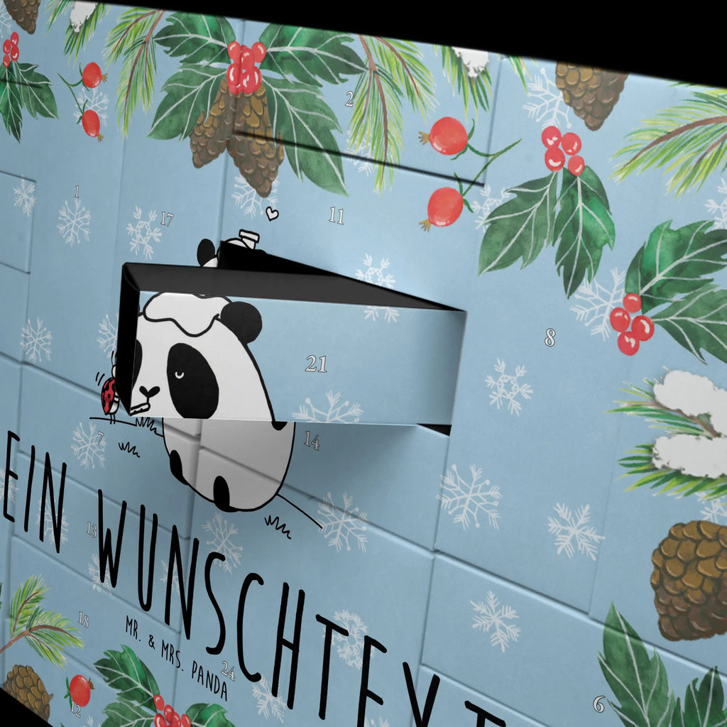  Panda Get well soon Adventskalender Zum Selbst Befüllen, Befüllbarer Adventskalender