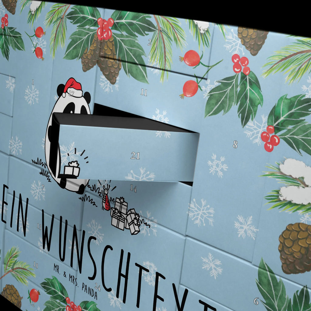  Panda Prezent świąteczny Adventskalender Zum Selbst Befüllen, Befüllbarer Adventskalender