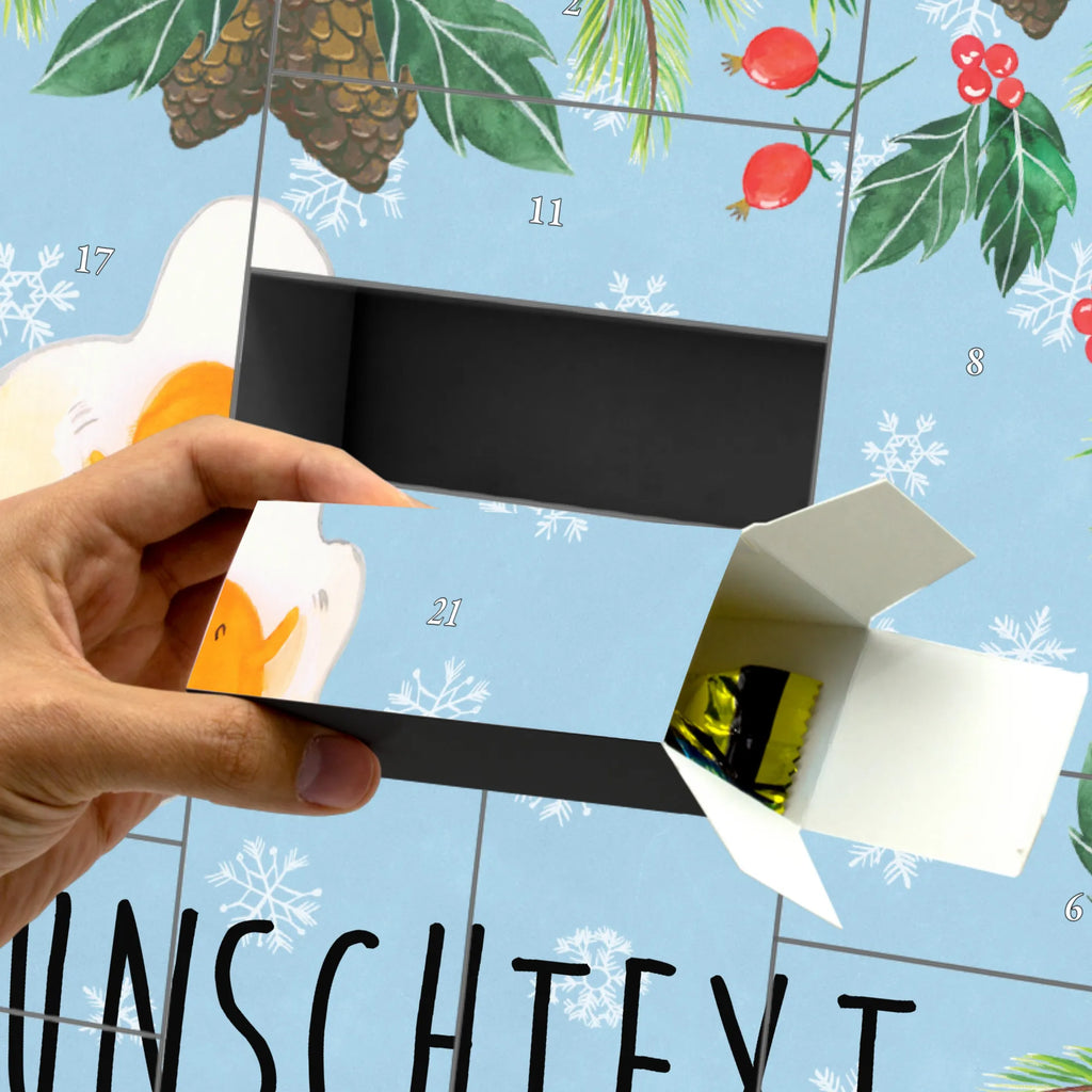 Personalisierter Befüllbarer Adventskalender Spiegelei Ei Befüllbarer Adventskalender, Adventskalender Zum Selbst Befüllen, Tiere, Tiermotive, Gute Laune, Lustige Sprüche, Liebe, Spiegelei, Glücklich, Ei, Tag, Schön