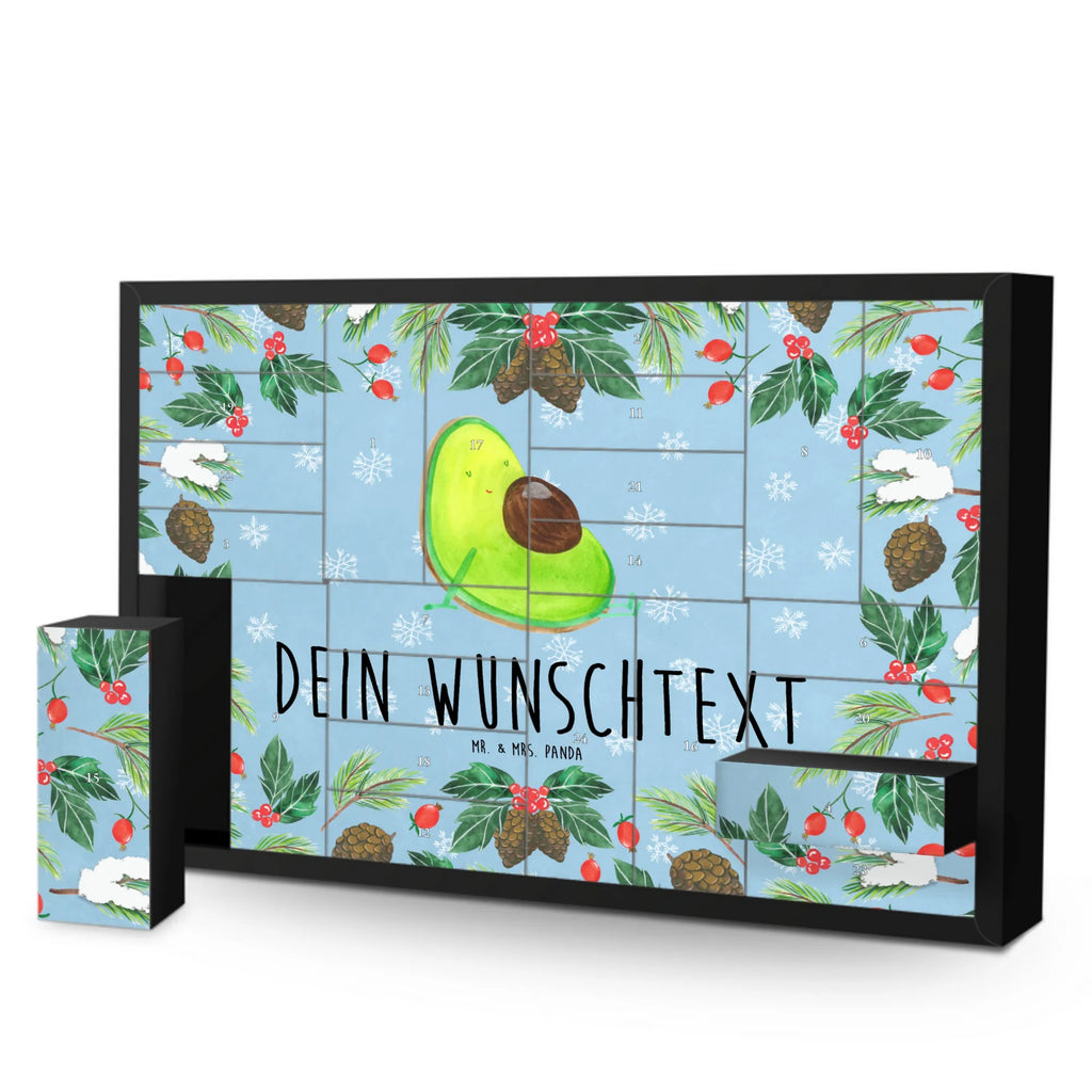 Personalisierter Befüllbarer Adventskalender Avocado Schwangerschaft Befüllbarer Adventskalender, Adventskalender Zum Selbst Befüllen, Vegan, Gesund, Avocado, Veggie, Babyparty, Babyshower, Schwanger, Schwangerschaft