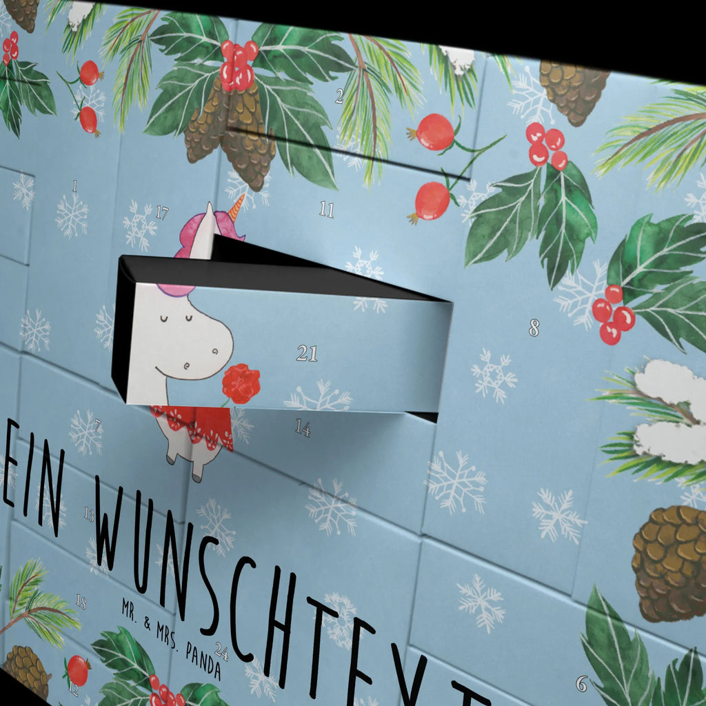 Personalisierter Befüllbarer Adventskalender Einhorn Dame Adventskalender Zum Selbst Befüllen, Befüllbarer Adventskalender, Einhorn, Einhorn Deko, Einhörner, Unicorn, Feine Dame, Freundin, Frau, Bachelor, Abfuhr, Lady, Trennung, Bachelorette, Schluss machen, Dame
