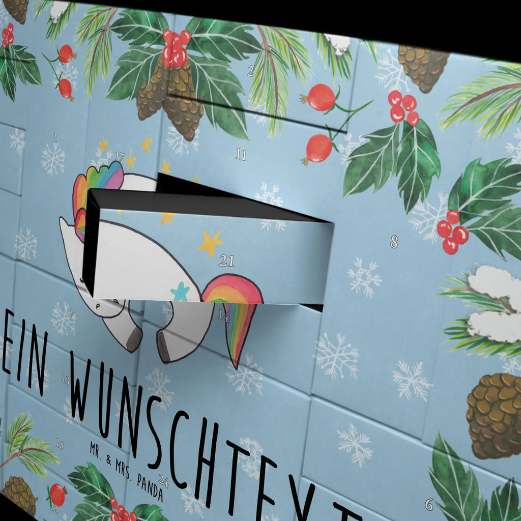 Personalisierter Befüllbarer Adventskalender Einhorn Nacht Adventskalender Zum Selbst Befüllen, Befüllbarer Adventskalender, Unicorn, Einhorn, Einhörner, Einhorn Deko, Traum, Freundin, Menschen, Realität, Ruhe, Geschenk, Träume