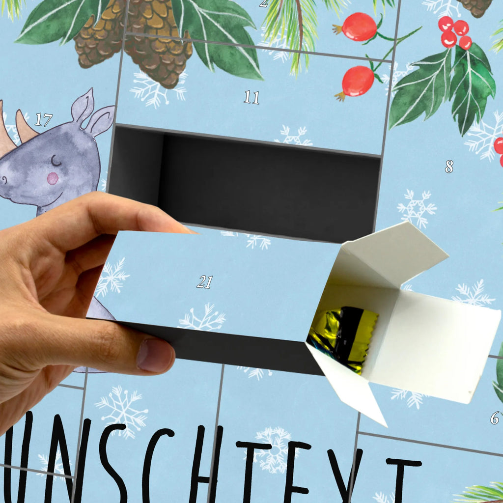 Personalisierter Befüllbarer Adventskalender Einhorn Nashorn Adventskalender Zum Selbst Befüllen, Befüllbarer Adventskalender, Einhorn, Einhorn Deko, Einhörner, Unicorn, Witzig, Glitzer, Nashorn, Lustig, Erwachsenwerden, Zoo, Regenbogen, Einhornpower, Nashörner