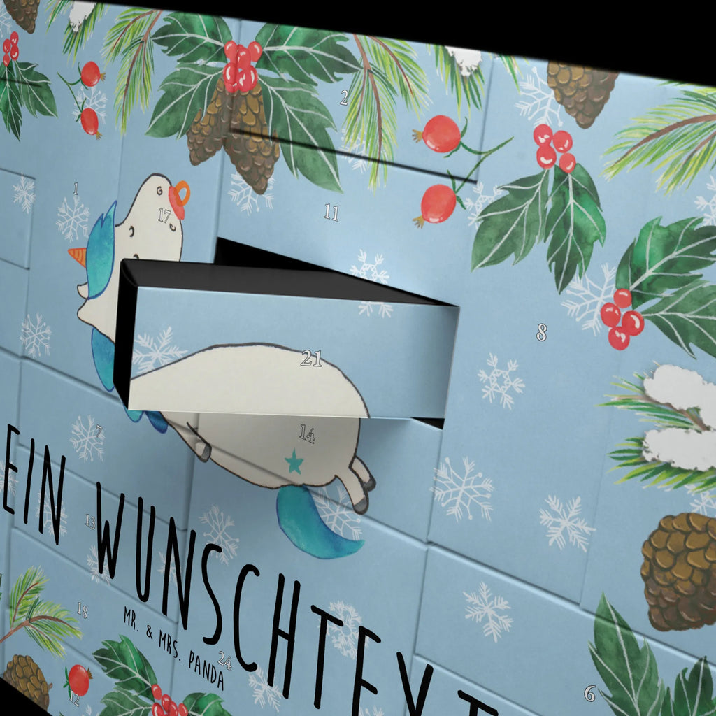 Personalisierter Befüllbarer Adventskalender Einhorn Schnuller Befüllbarer Adventskalender, Adventskalender Zum Selbst Befüllen, Einhorn, Einhorn Deko, Einhörner, Unicorn, Säugling, Geburt, Geburtstag, Mutter, Baby, Mama, Kleinkind, Geschenk Geburt, Schnuller