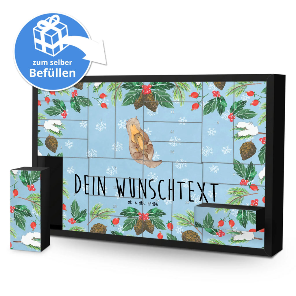 Personalisierter Befüllbarer Adventskalender Otter Kind Befüllbarer Adventskalender, Adventskalender Zum Selbst Befüllen, Otter, Fischotter, Seeotter, Otter Seeotter See Otter