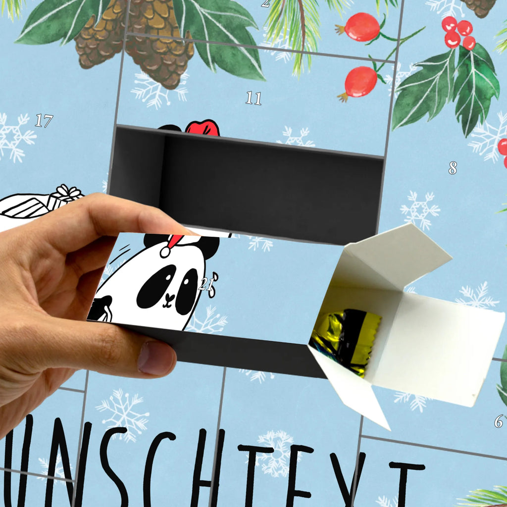 Panda Christmas Befüllbarer Adventskalender, Adventskalender Zum Selbst Befüllen