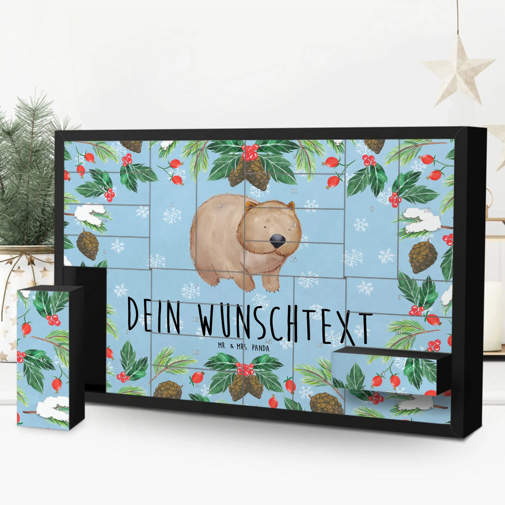 Personalisierter Befüllbarer Adventskalender Wombat Befüllbarer Adventskalender, Adventskalender Zum Selbst Befüllen, Tiermotive, Tiere, Gute Laune, Lustige Sprüche, Spruch, Motivation, Australien, Das Leben Ist schön, Wombat