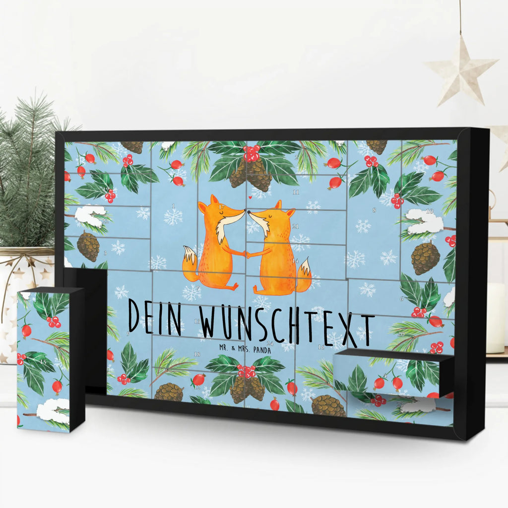 Personalisierter Befüllbarer Adventskalender Füchse Liebe Adventskalender Zum Selbst Befüllen, Befüllbarer Adventskalender, Fuchs, Ehe, Füchse, Fox, Liebespaar, Partner, Freund, Ehefrau, Freundin, Liebe, Paar, Liebesbeweis, Verlobte, Ehemann