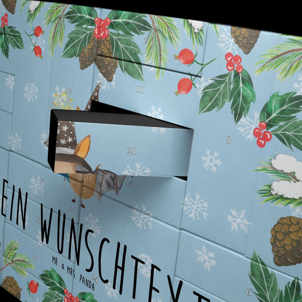 Personalisierter Befüllbarer Adventskalender Fledermaus Zauberer Adventskalender Zum Selbst Befüllen, Befüllbarer Adventskalender, Tiermotive, Tiere, Gute Laune, Lustige Sprüche, Fledermäuse, Zauberer, Fledermaus, Magier, Frauen, Reinsteigern