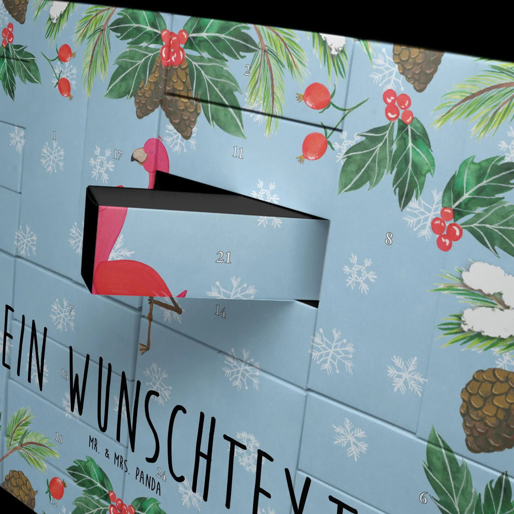 Personalisierter Befüllbarer Adventskalender Flamingo Yoga Befüllbarer Adventskalender, Adventskalender Zum Selbst Befüllen, Flamingo, Aufregen, Ärger, Tiefenentspannung, Entspannung, Yoga, Yoga-Übung, Achtsamkeit, Vogel, Namaste