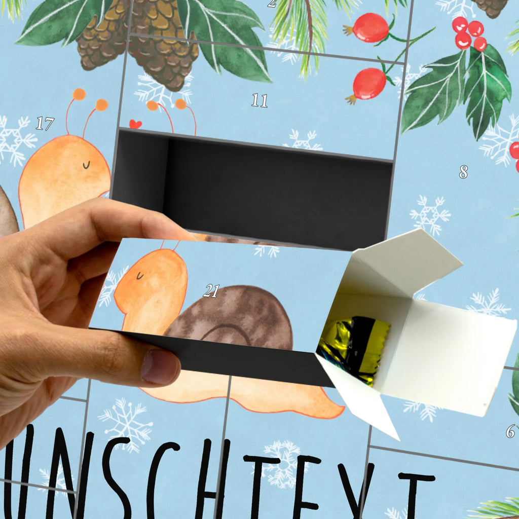 Personalisierter Befüllbarer Adventskalender Schnecken Liebe Adventskalender Zum Selbst Befüllen, Befüllbarer Adventskalender, Freundin, Jahrestag, Verlobung, Liebesgeschenk, Ehefrau, Heiratsantrag, Heiraten, Hocheitstag, Freund, Ehemann, Partner, Liebe