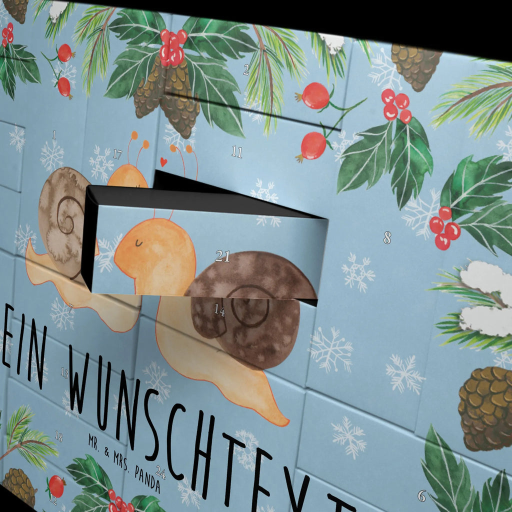 Personalisierter Befüllbarer Adventskalender Schnecken Liebe Adventskalender Zum Selbst Befüllen, Befüllbarer Adventskalender, Freundin, Jahrestag, Verlobung, Liebesgeschenk, Ehefrau, Heiratsantrag, Heiraten, Hocheitstag, Freund, Ehemann, Partner, Liebe