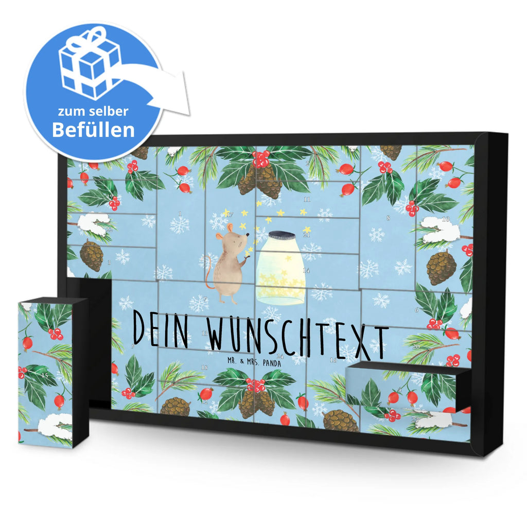 Personalisierter Befüllbarer Adventskalender Maus Sterne Befüllbarer Adventskalender, Adventskalender Zum Selbst Befüllen, Tiermotive, Tiere, Gute Laune, Lustige Sprüche, Träume, Hoffnung, Taufgeschenk, Maus, Schwangerschaft, Geburtstag, Erstes Kind, Sterne, Geburt, Wunsch, Kind, Kindergeburtstag, Taufe