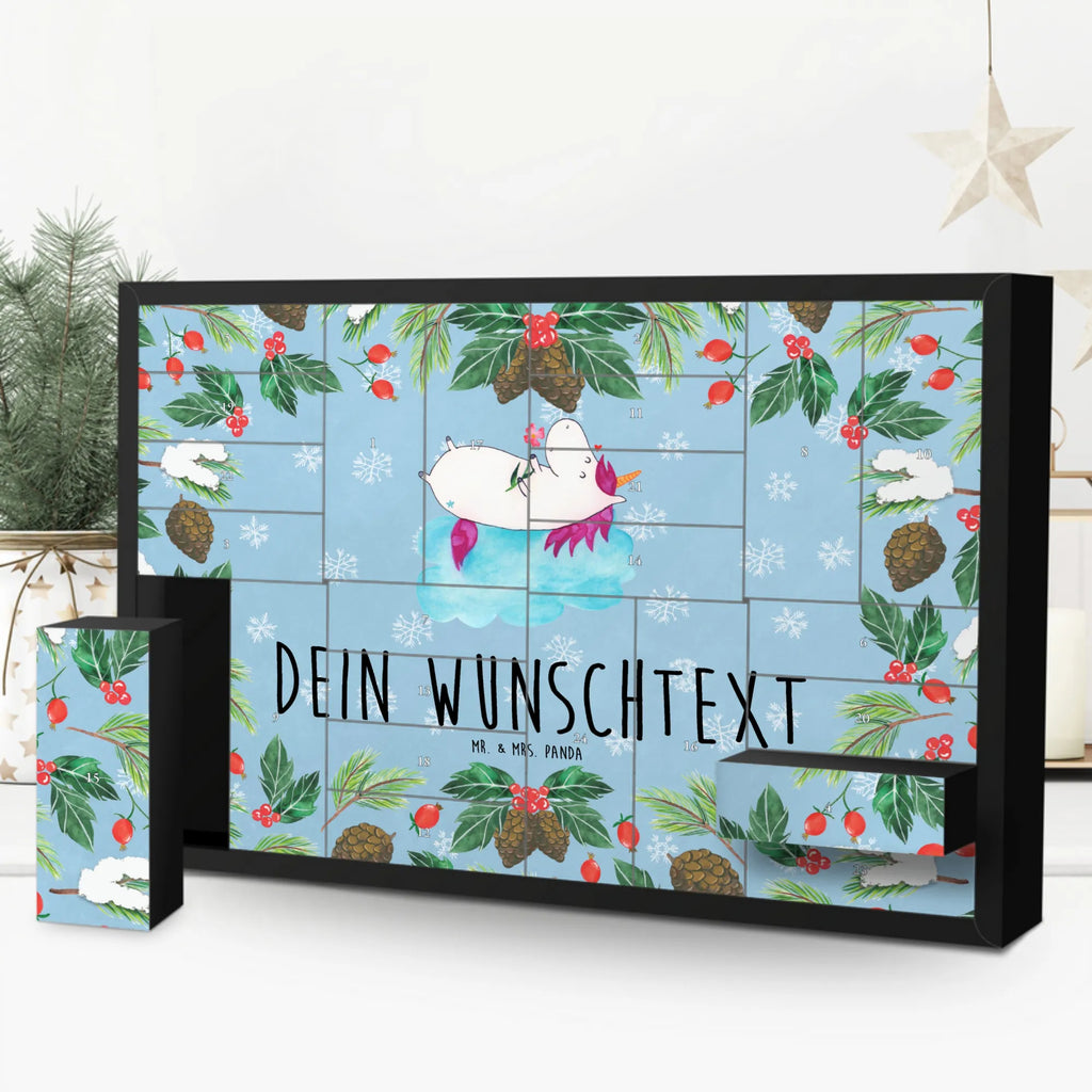 Personalisierter Befüllbarer Adventskalender Einhorn Verliebt Adventskalender Zum Selbst Befüllen, Befüllbarer Adventskalender, Unicorn, Einhorn, Einhörner, Einhorn Deko, Verliebt, Freundin, Liebesbeweis, Liebe, Wolke