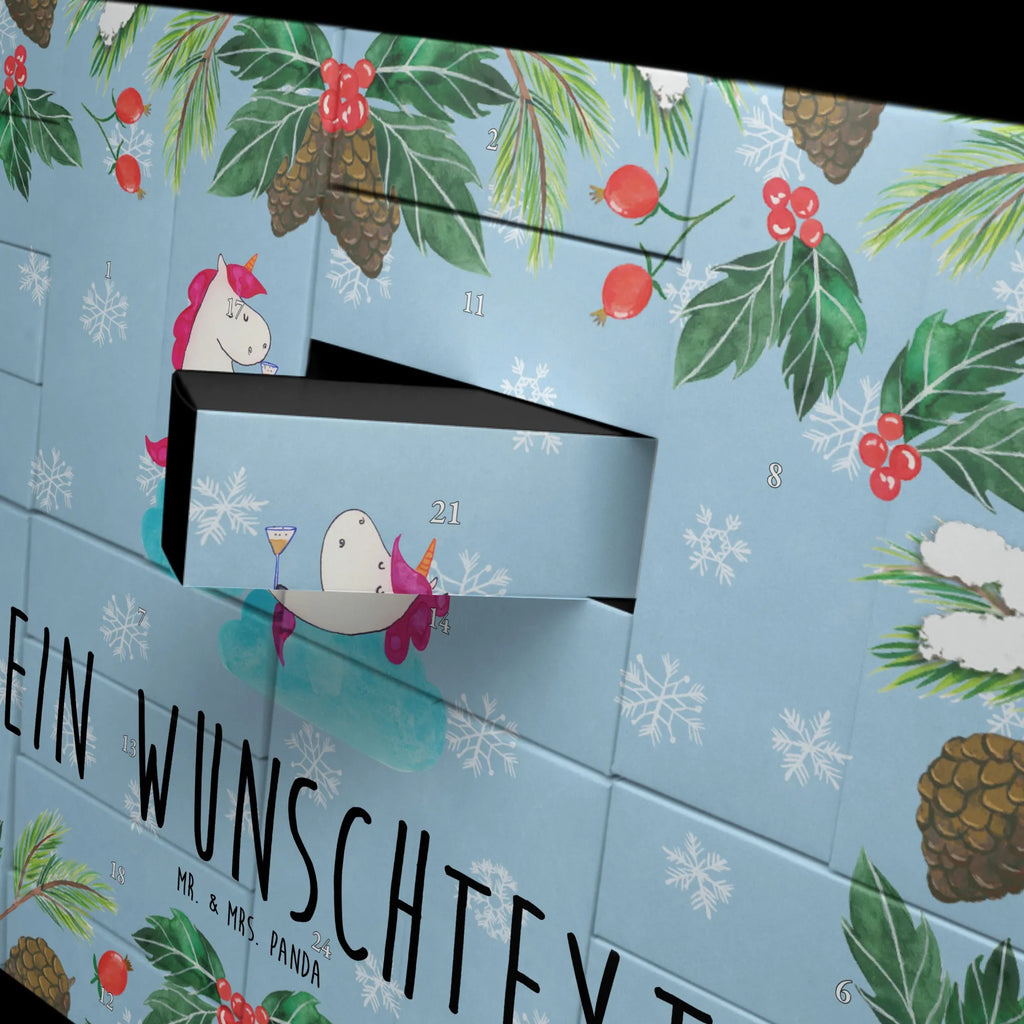 Personalisierter Befüllbarer Adventskalender Einhorn Sekt Befüllbarer Adventskalender, Adventskalender Zum Selbst Befüllen, Unicorn, Einhorn, Einhörner, Einhorn Deko, Sekt, Mädelsabend, BFF, Spaß, Anstoßen, Party, Beste, Freundin, Korken, Freundinnen