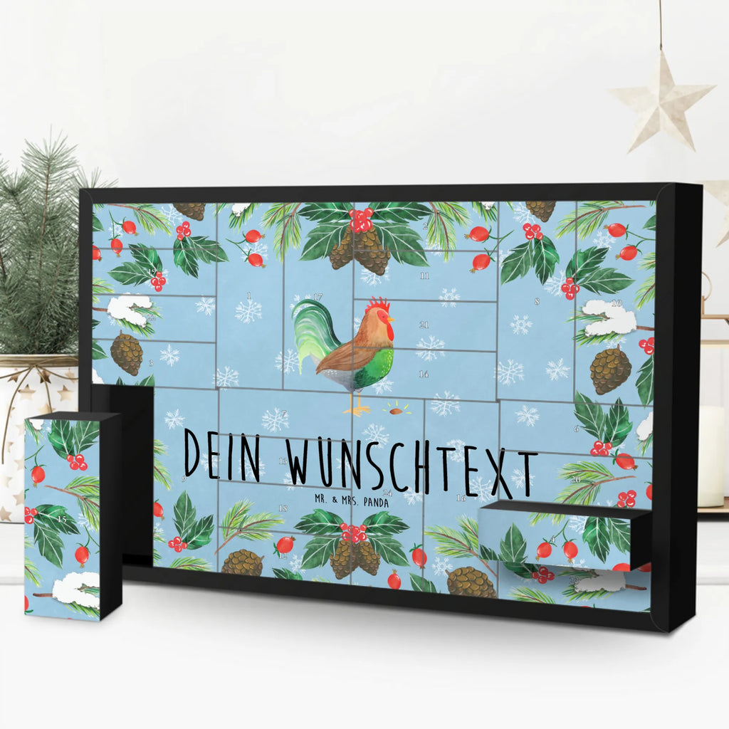 Personalisierter Befüllbarer Adventskalender Hahn Korn Adventskalender Zum Selbst Befüllen, Befüllbarer Adventskalender, Landwirt, Landwirtin, Hoftiere, Bauernhof, Henne, Eier, Korn, Natur, Hahn