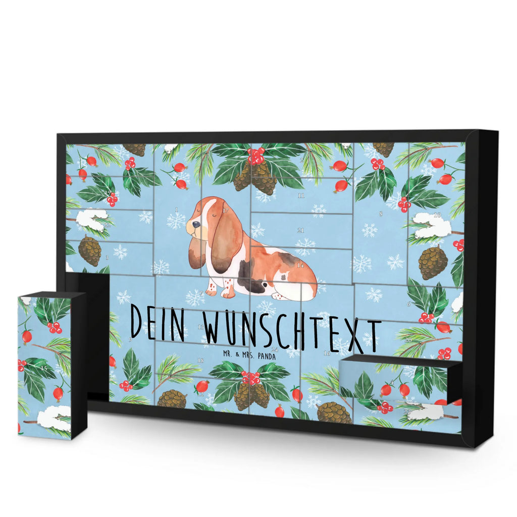 Personalisierter Befüllbarer Adventskalender Hund Basset Hound Adventskalender Zum Selbst Befüllen, Befüllbarer Adventskalender, Hunderasse, Tierliebhaber, Hundemotiv, Haustier, Hundebesitzer, Hund, Sprüche, Hundeliebe, Basset Hound, Kinderlos, Basset