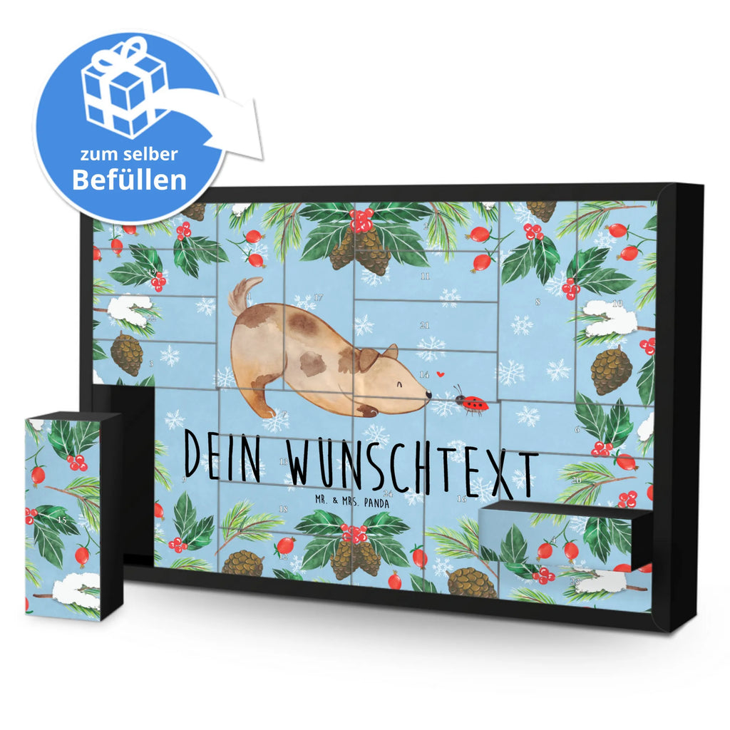 Personalisierter Befüllbarer Adventskalender Hund Marienkäfer Adventskalender Zum Selbst Befüllen, Befüllbarer Adventskalender, Hunderasse, Tierliebhaber, Hundemotiv, Haustier, Hundebesitzer, Hund, Sprüche, Mischling, Mischlinghund, Hunde, Hundespruch, Marienkäfer