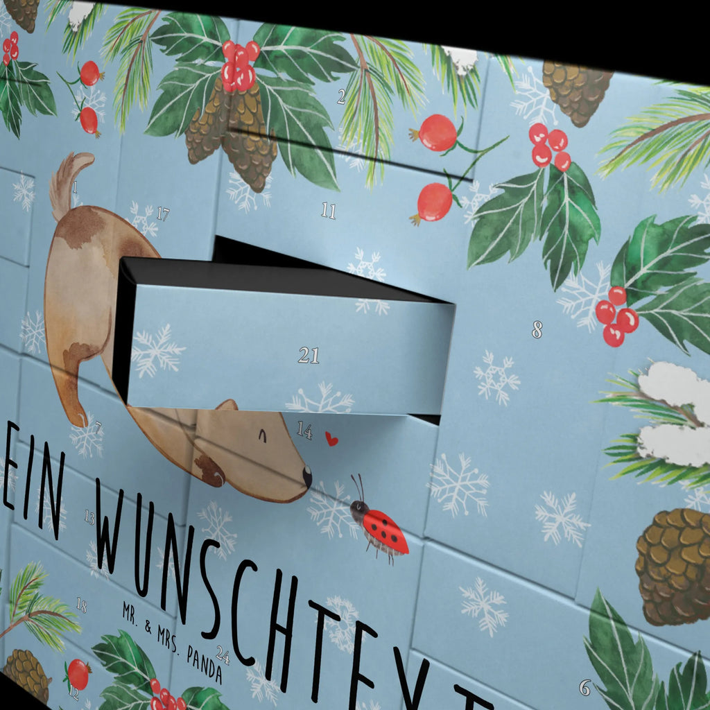 Personalisierter Befüllbarer Adventskalender Hund Marienkäfer Adventskalender Zum Selbst Befüllen, Befüllbarer Adventskalender, Hunderasse, Tierliebhaber, Hundemotiv, Haustier, Hundebesitzer, Hund, Sprüche, Mischling, Mischlinghund, Hunde, Hundespruch, Marienkäfer