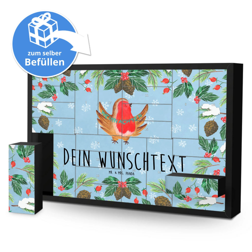 Personalisierter Befüllbarer Adventskalender Rotkehlchen Weihnachten Befüllbarer Adventskalender, Adventskalender Zum Selbst Befüllen, Advent, Winter, Heiligabend, Wintermotiv, Nikolaus, Weihnachten, Weihnachtsdeko, Vogel, Weihnachtsmotiv, Frohe Weihnachten, Weihnachtsgruß, Xmas