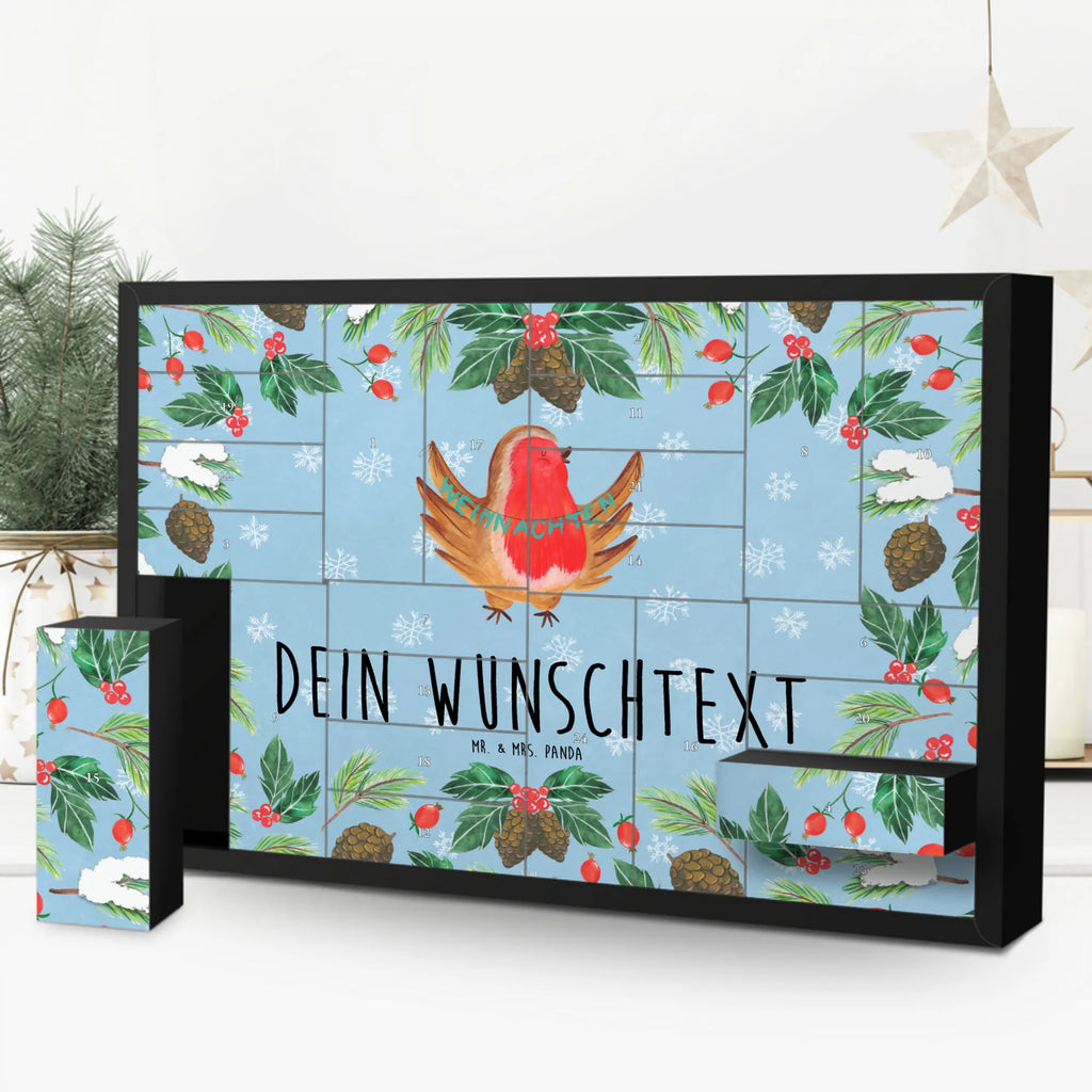 Personalisierter Befüllbarer Adventskalender Rotkehlchen Weihnachten Befüllbarer Adventskalender, Adventskalender Zum Selbst Befüllen, Advent, Winter, Heiligabend, Wintermotiv, Nikolaus, Weihnachten, Weihnachtsdeko, Vogel, Weihnachtsmotiv, Frohe Weihnachten, Weihnachtsgruß, Xmas