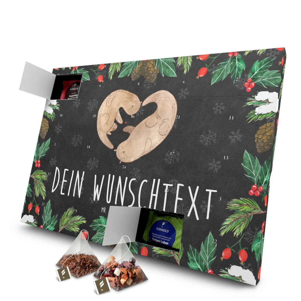 Personalisierter Tee Adventskalender Otter Herz Personalisierter Tee Adventskalender, Seeotter, Otter, Fischotter, Hochzeitstag, Liebe, Liebesgeschenk, Jahrestag, Bessere Hälfte, Verlobung, Gemeinsames Leben, Love You, Liebesbeweis, Herz