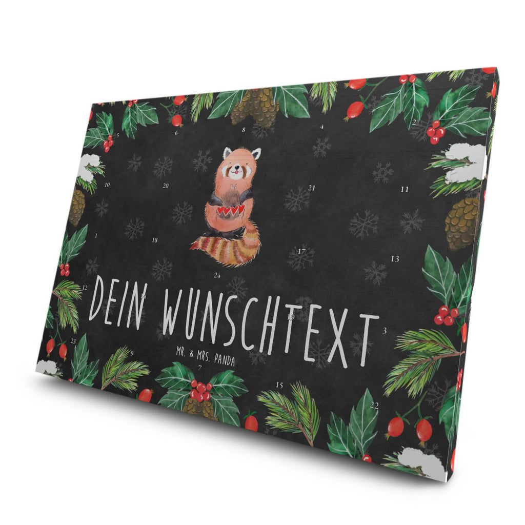 Personalisierter Tee Adventskalender Roter Panda Personalisierter Tee Adventskalender, Tiere, Tiermotive, Gute Laune, Lustige Sprüche, Lieblingsmensch, Rot, Panda, Herz, Liebe, Liebling