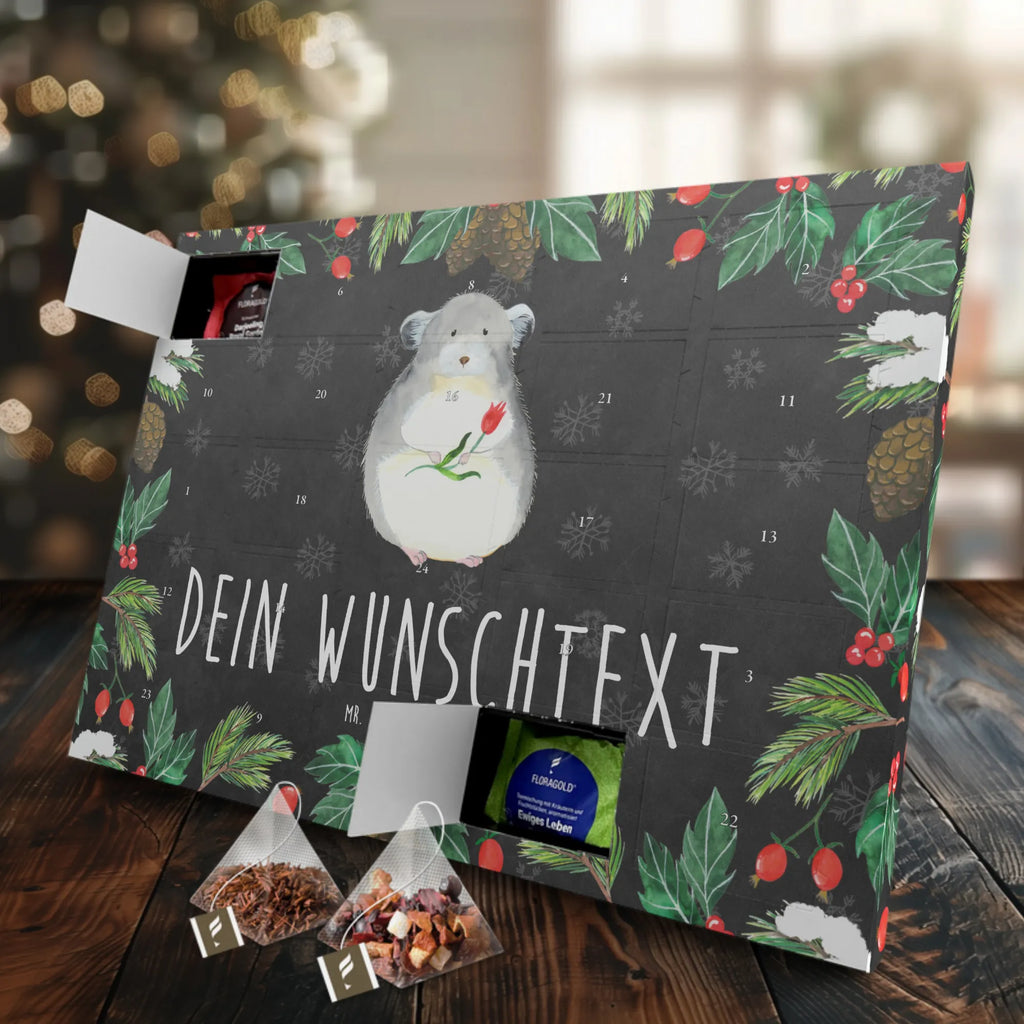 Personalisierter Tee Adventskalender Chinchilla Blume Personalisierter Tee Adventskalender, Tiermotive, Tiere, Gute Laune, Lustige Sprüche, Chinchillas, Chaos, Depressionen, Büroalltag, Kummer, Glücklichsein, Büro, Chinchilla, Liebeskummer, traurig sein