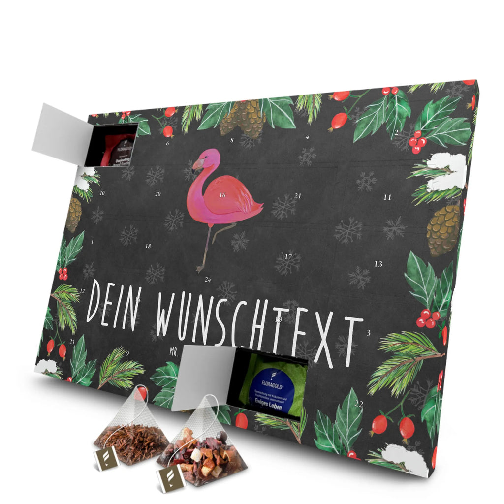 Personalisierter Tee Adventskalender Flamingo Classic Personalisierter Tee Adventskalender, Flamingo, Geschwister, Freundinnen, für Mich, Freundin, Selbstliebe, Einzigartig, Sohn, Stolz, Tochter, Ich, Außenseiter, Spruch