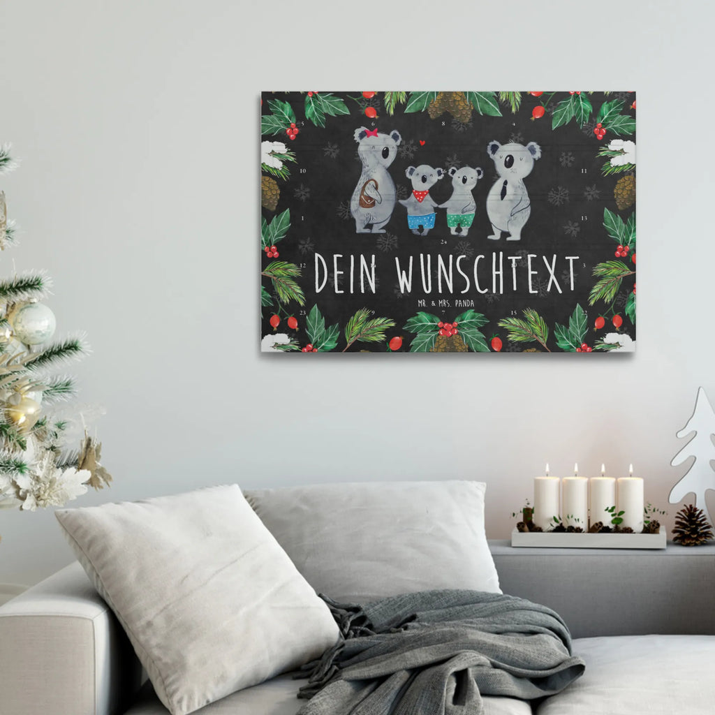 Personalisierter Tee Adventskalender Koala Familie zwei Personalisierter Tee Adventskalender, Mama, Oma, Opa, Schwester, Papa, Bruder, Muttertag, Vatertag, Familie, Koalabär, Koalafamilie, Lieblingsfamilie, Koala, Beste Familie, Familienleben, Familienzeit