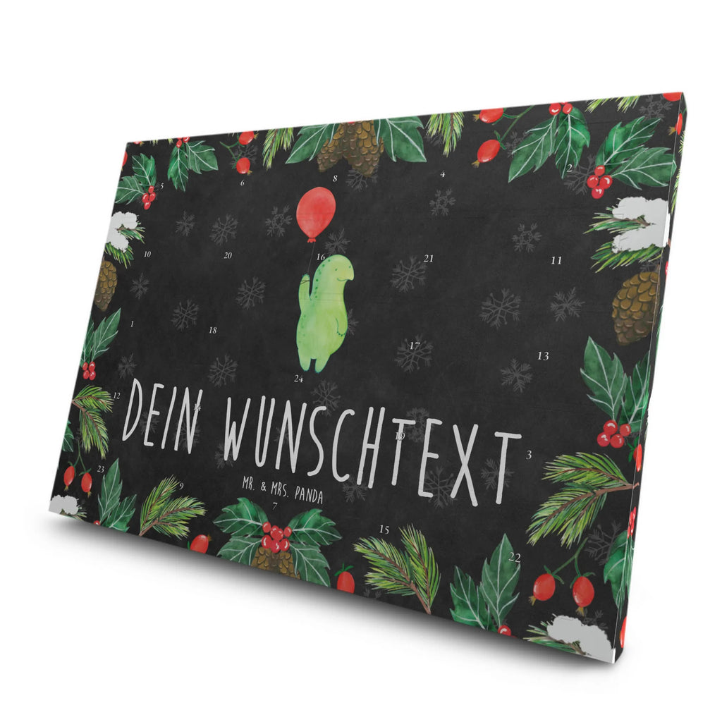 Personalisierter Tee Adventskalender Schildkröte Luftballon Personalisierter Tee Adventskalender, Schildkröte, Schildkröten, Motivation, Mutausbruch, Motivationsspruch