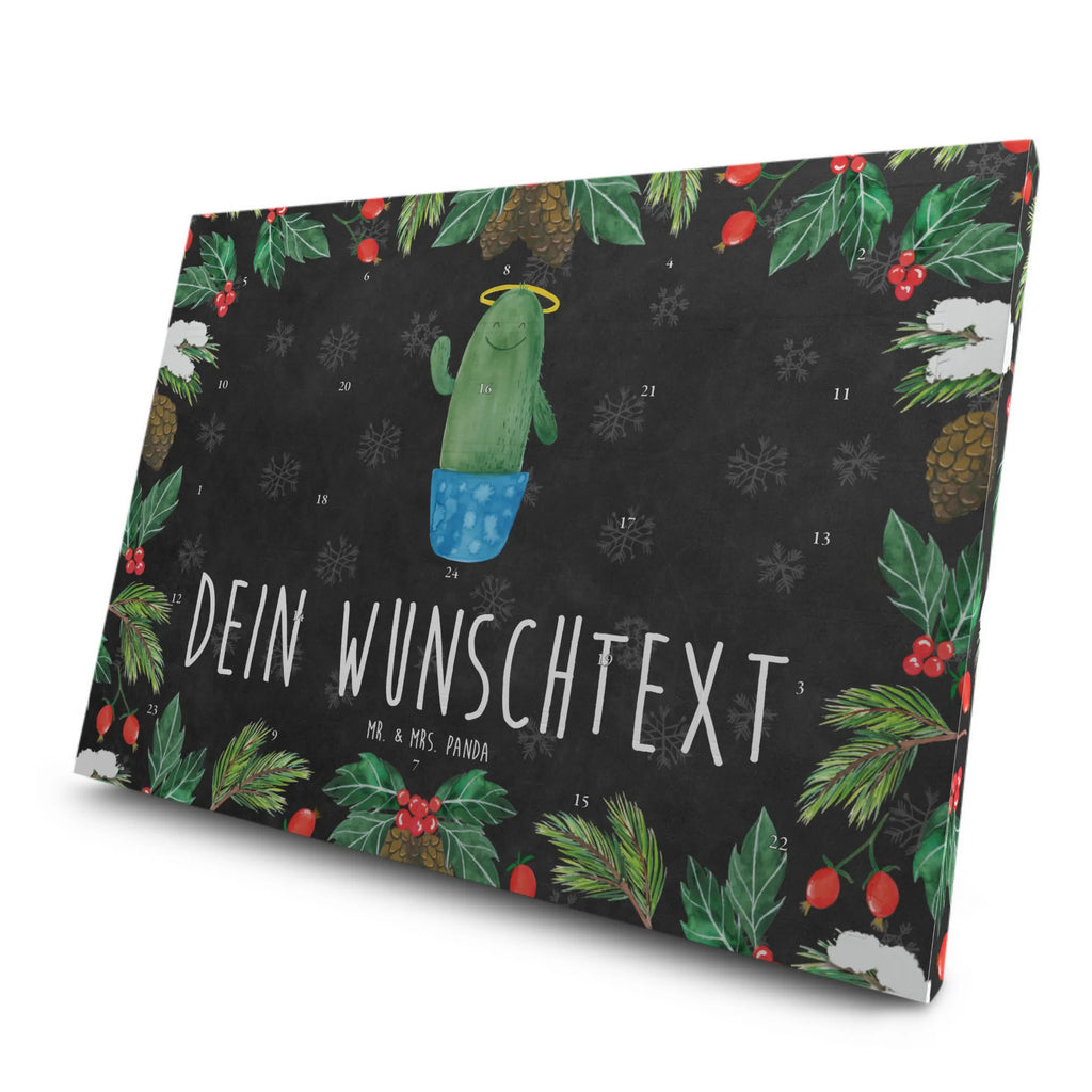 Personalisierter Tee Adventskalender Kaktus Heilig Personalisierter Tee Adventskalender, Kaktus, Kakteen, Bruder, Schwestern, Schwester, Freundin, Kind, Eltern, Familie, Frech, Lustig, Heiligenschein