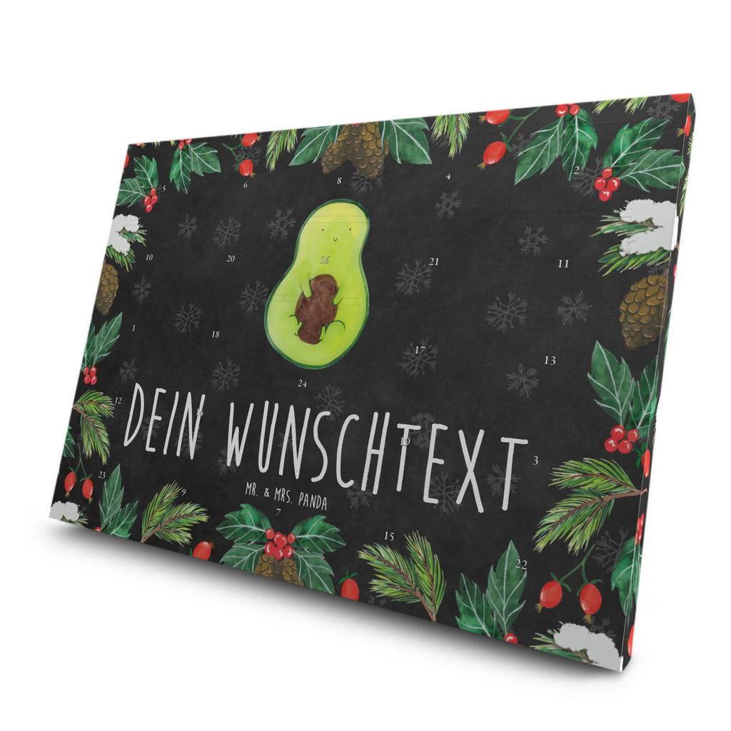 Personalisierter Tee Adventskalender Avocado Kern Personalisierter Tee Adventskalender, Vegan, Gesund, Avocado, Veggie, Avokado, Spruch Leben, Pflanze, Avocadokern, Kern