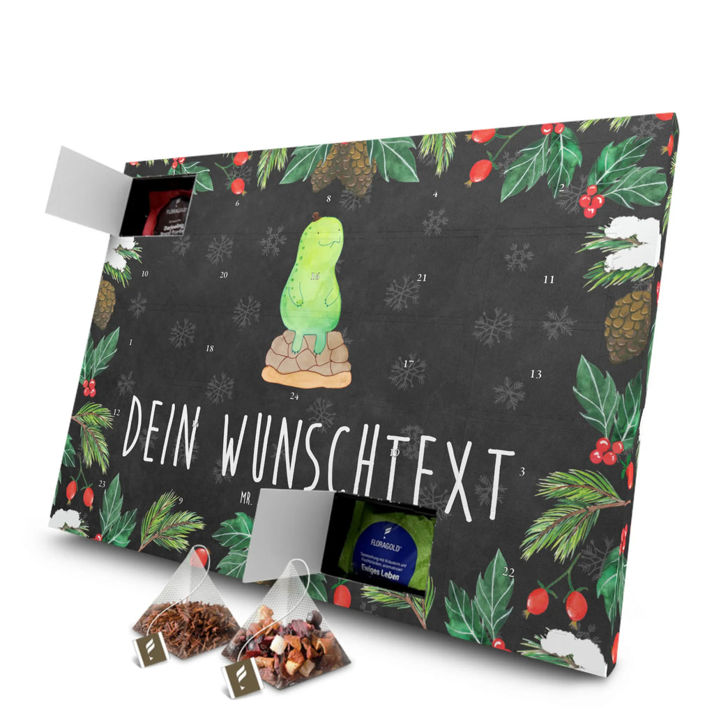 Personalisierter Tee Adventskalender Schildkröte Pause Personalisierter Tee Adventskalender, Schildkröte, Achtsamkeit, Entschleunigen, Achtsam