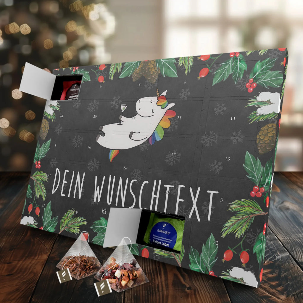 Personalisierter Tee Adventskalender Einhorn Cocktail Personalisierter Tee Adventskalender, Einhorn, Einhorn Deko, Einhörner, Unicorn, Party, Sekt, Cuba Libre, Feiern, Glitzer, Rum, Spruch, Caipirinha, Lustig, Geburtstag, Witzig, Freundin, Spaß