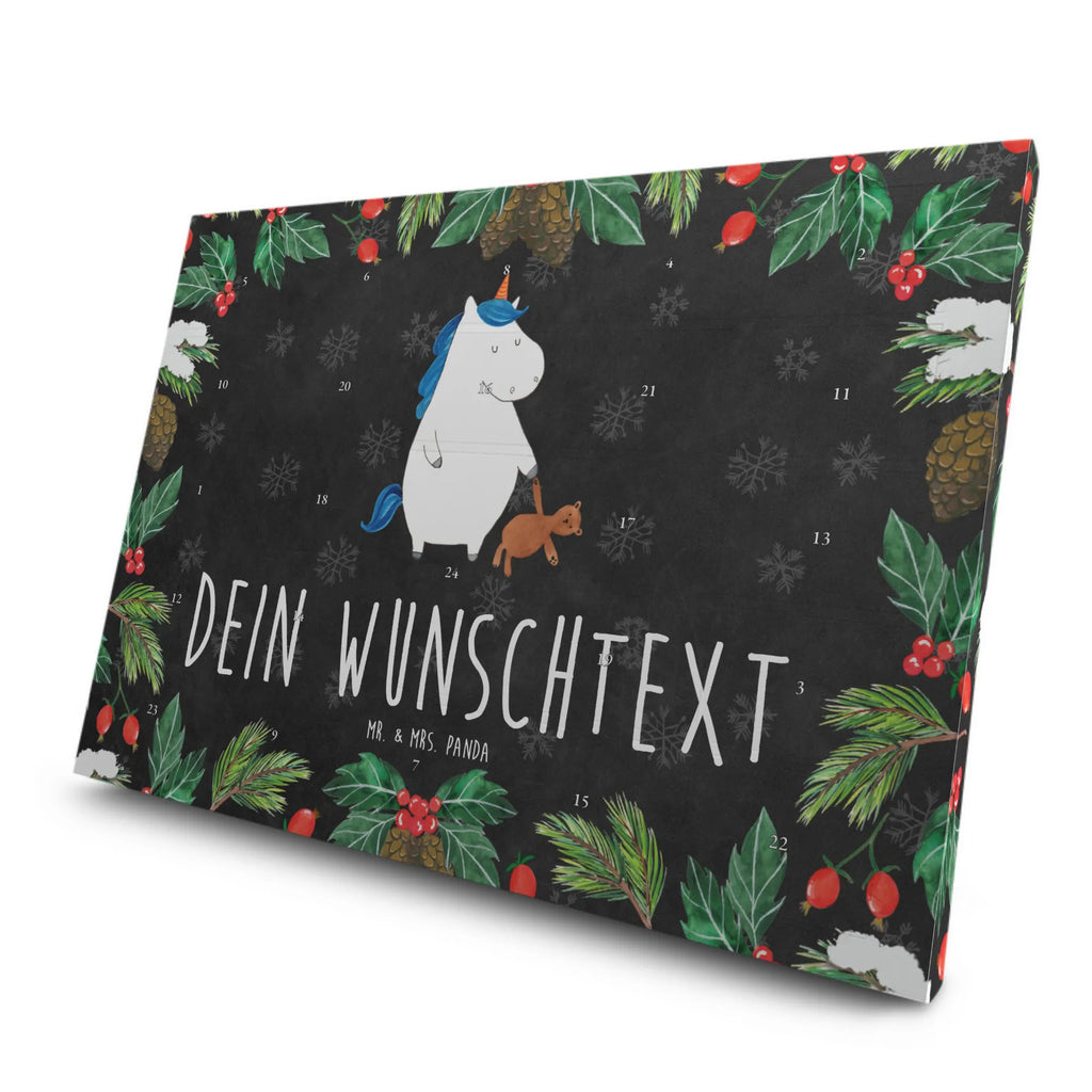 Personalisierter Tee Adventskalender Einhorn Teddy Personalisierter Tee Adventskalender, Einhorn, Einhorn Deko, Einhörner, Unicorn, Freundin, schlafen, Gute Nacht, Single, Bett, Singleleben, Träumen