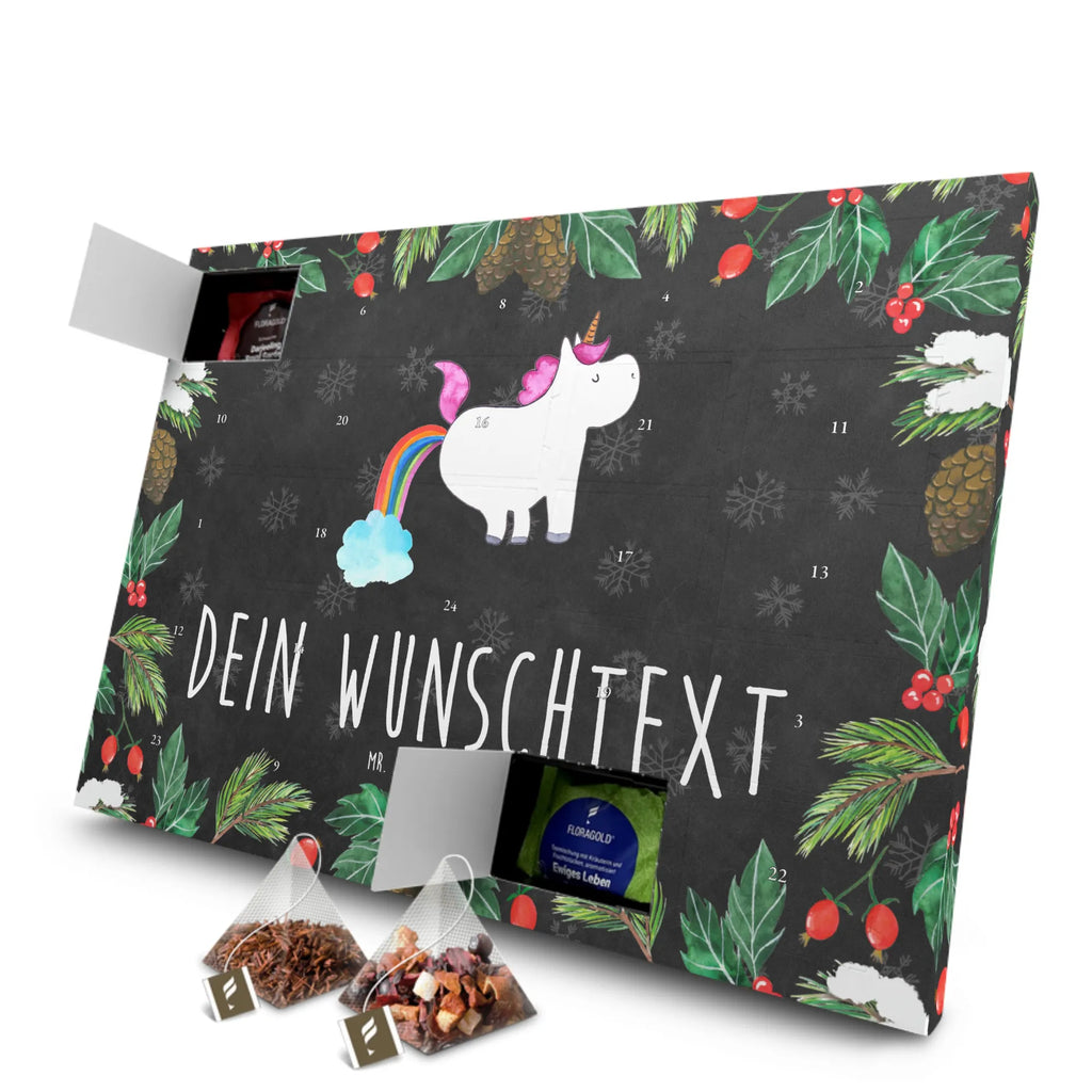Personalisierter Tee Adventskalender Einhorn Pupsen Personalisierter Tee Adventskalender, Einhorn, Einhorn Deko, Einhörner, Unicorn, Spaß, Lustig, Pups, Erwachsenwerden, Regenbogen, Freundin, Glitzer, Einhornpower