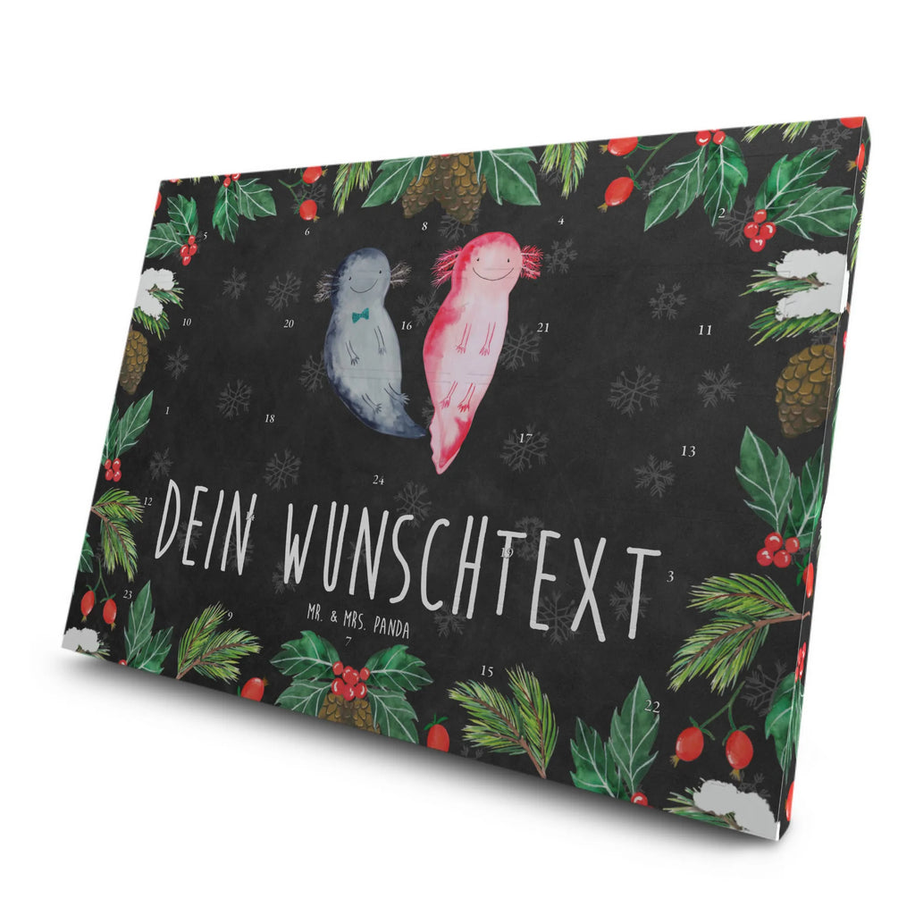 Personalisierter Tee Adventskalender Axolotl Freundin Personalisierter Tee Adventskalender, Axolotl, Molch, Liebesbeweis, Große Liebe, Valentinstag, Lurche, Lurch, Jahrestag, Ehemann, Schwanzlurch, Axolot, Liebe, Verlobter, Freund
