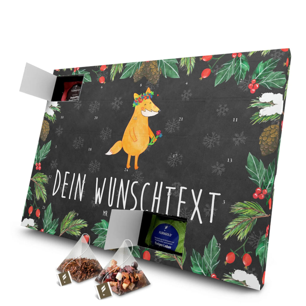 Personalisierter Tee Adventskalender Fuchs Blumen Personalisierter Tee Adventskalender, Fuchs, Selbstliebe, Fox, Ich, Freundin, Blumenmädchen, Freude, Blumen, Füchse, Liebe, Motivation, Fuchsmädchen, Mich, Blume, Liebesbeweis, Freundinnen