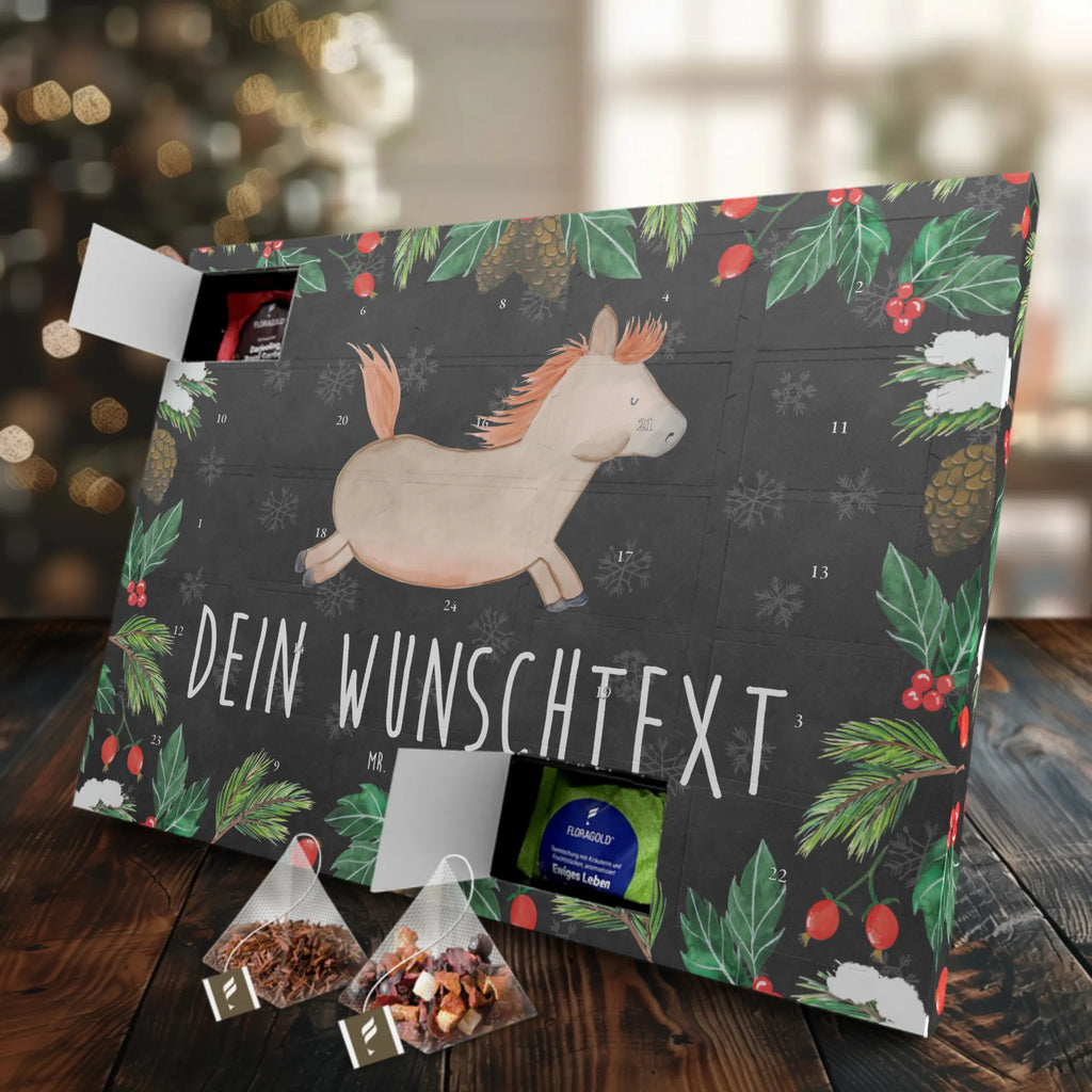 Personalisierter Tee Adventskalender Pferd Springen Personalisierter Tee Adventskalender, Landwirt, Landwirtin, Hoftiere, Bauernhof, Ausreiten, Pferdestall, Pferdebesitzer, Pferde, Stall, Pferd, Pony, Reiten