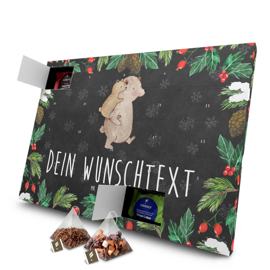 Personalisierter Tee Adventskalender Papa Bär Personalisierter Tee Adventskalender, Mama, Oma, Opa, Schwester, Papa, Bruder, Muttertag, Vatertag, Familie, Vater, Onkel, Vati, Papi, Geschenk, Geburtstag