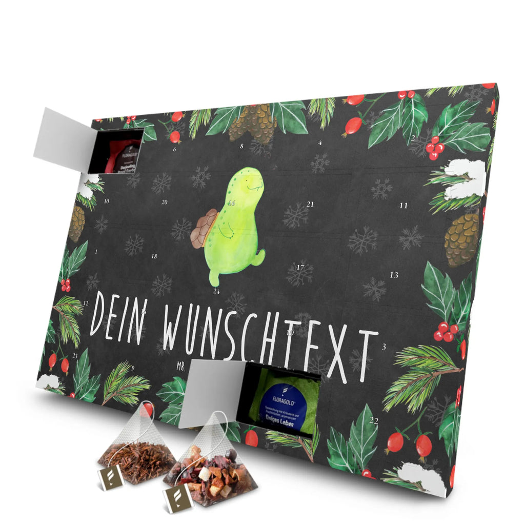 Personalisierter Tee Adventskalender Schildkröte Pfeifen Personalisierter Tee Adventskalender, Schildkröte, Fröhlich, Schildkröten, Motivation, Lebensfreude, Trennung, Depression, Glück, Neuanfang, Schildi
