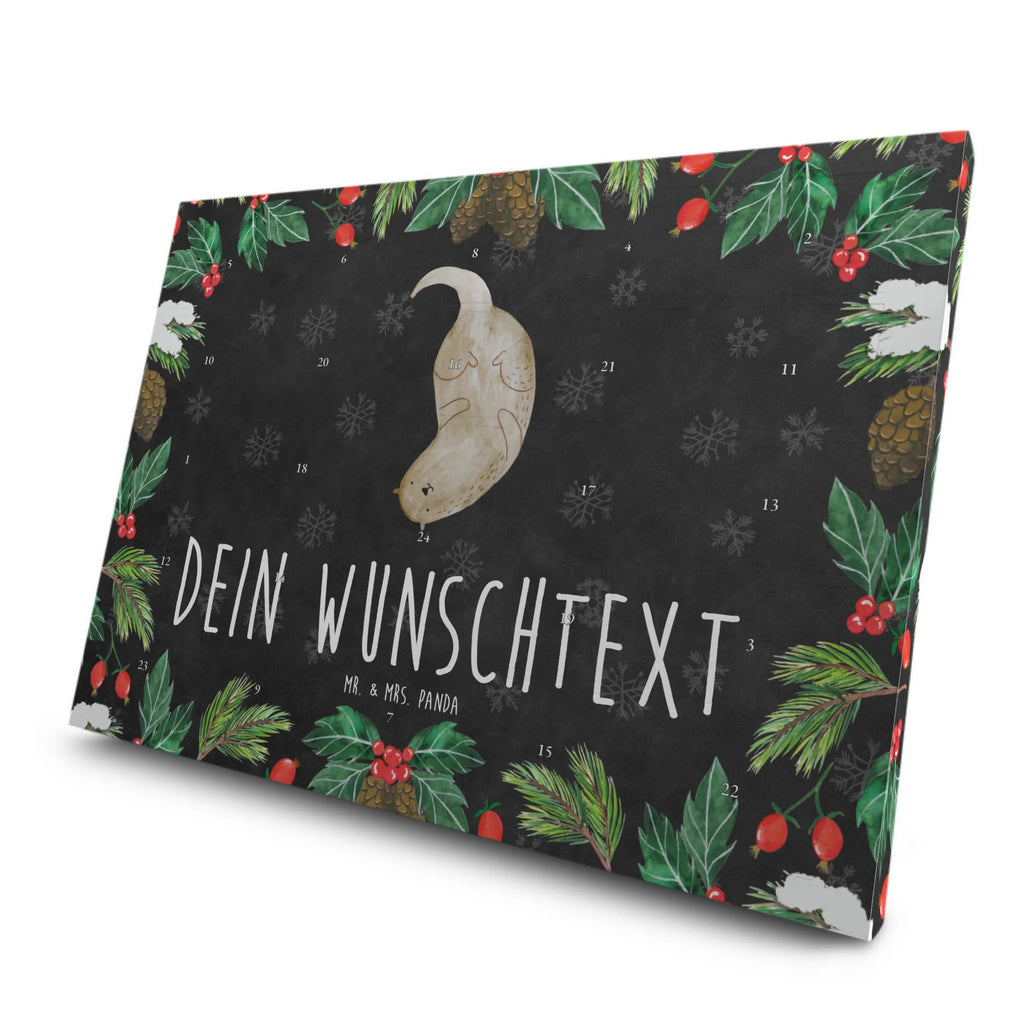 Personalisierter Tee Adventskalender Otter Kopfüber Personalisierter Tee Adventskalender, Seeotter, Otter, Fischotter, Otter Seeotter See Otter