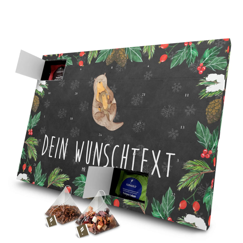 Personalisierter Tee Adventskalender Otter Kind Personalisierter Tee Adventskalender, Seeotter, Otter, Fischotter, Otter Seeotter See Otter