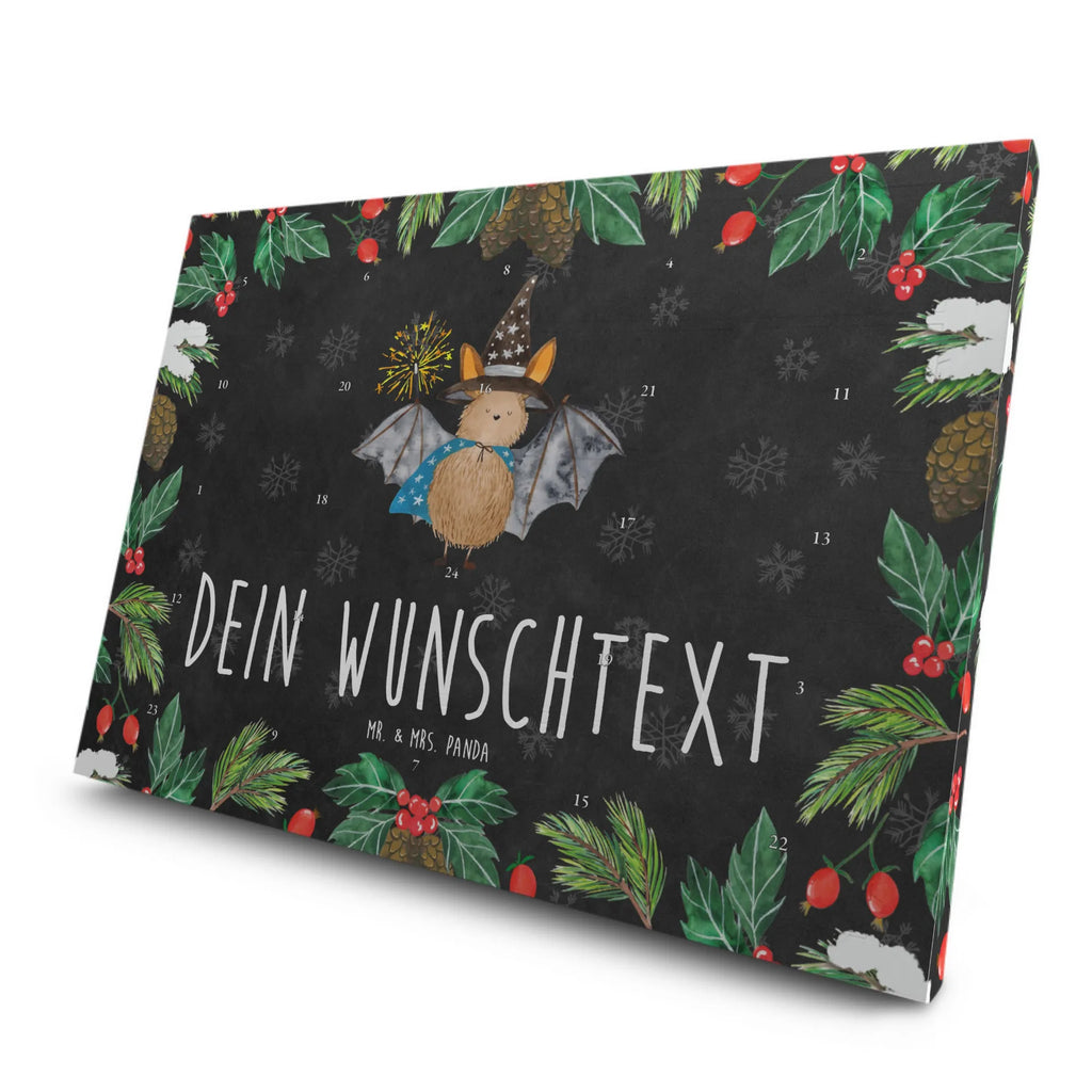 Personalisierter Tee Adventskalender Fledermaus Zauberer Personalisierter Tee Adventskalender, Tiere, Tiermotive, Gute Laune, Lustige Sprüche, Zauberer, Magier, Fledermäuse, Fledermaus, Reinsteigern, Frauen