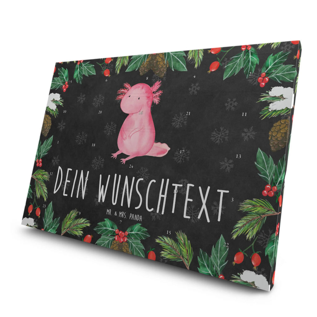 Personalisierter Tee Adventskalender Axolotl Niedlich Personalisierter Tee Adventskalender, Axolotl, Molch, Lebensstil, Lebensweisheit, Zufrieden, Vergnügt, Fröhlich, Weisheit, Axolot, Liebe, Freundin