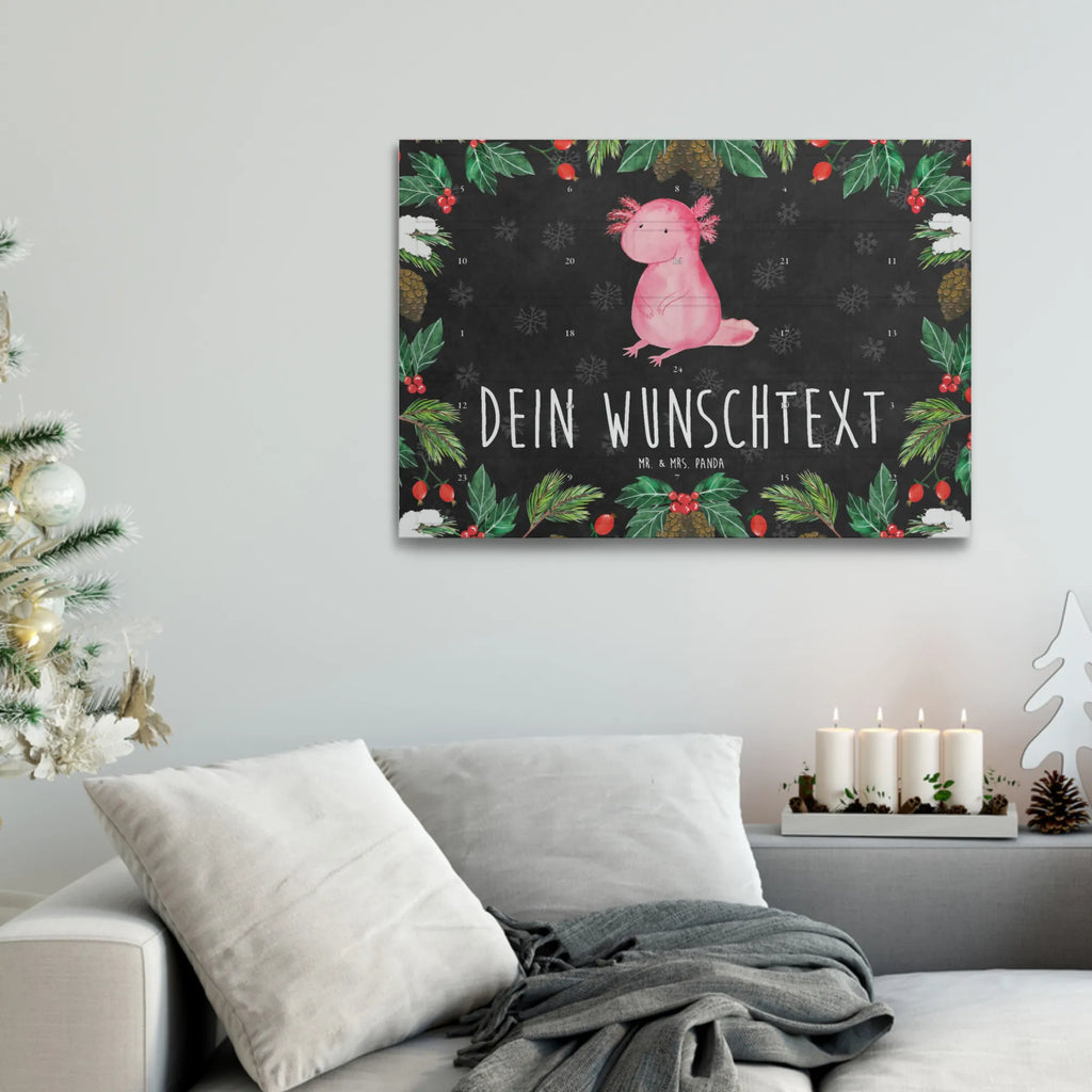  aksolotl null Personalisierter Tee Adventskalender, Axolotl, Molch, Vergnügt, Liebe, Weisheit, Lebensweisheit, Lebensstil, Axolot, Zufrieden, Freundin, Fröhlich