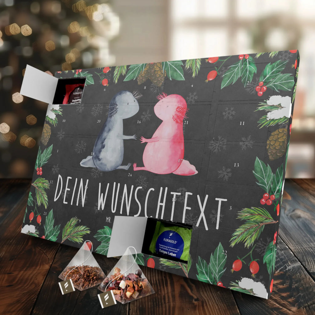 Personalisierter Tee Adventskalender Axolotl Liebe Personalisierter Tee Adventskalender, Axolotl, Molch, Ehemann, Lurch, Große Liebe, Schwanzlurch, Lurche, Verlobter, Freund, Liebe, Liebesbeweis, Axolot, Jahrestag, Valentinstag