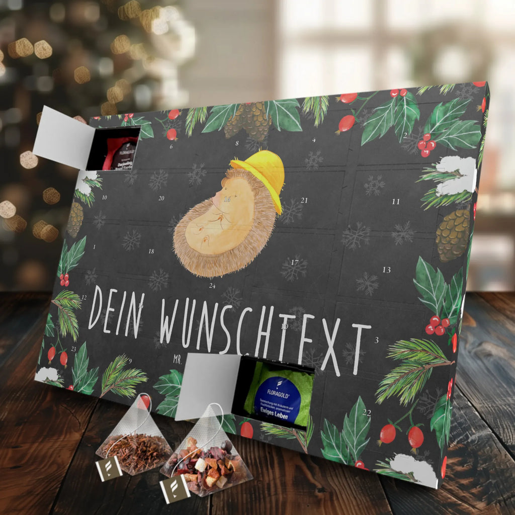 Personalisierter Tee Adventskalender Igel Beten Personalisierter Tee Adventskalender, Tiermotive, Tiere, Gute Laune, Lustige Sprüche, Genießen, Gott, Igel, Dankbar, Sonnenhut, Leben, Dankbarkeit, Amen, Beten, Igel mit Hut, Dankbar sein